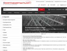 Tablet Screenshot of borentappenschuren.nl